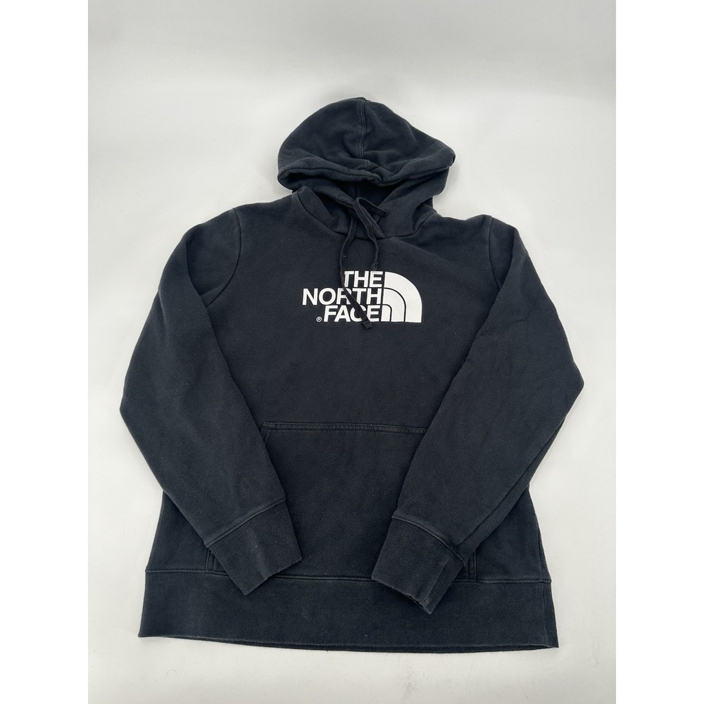 The North Face White Graphic Hoodie Pockets Woman's Size‎ Large